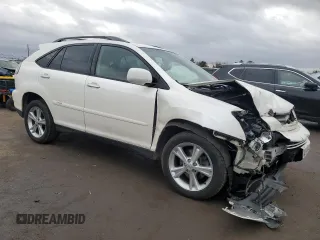 2008 Lexus RX 400h with VIN JTJGW31U182008928, listed as a Copart auction lot 47746115 with 158,183 mi miles and Salvage Title. Bid and sale history available at DreamBid. Image 4.