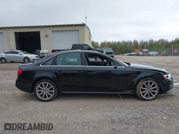 2014 Audi A4 Premium Plus with VIN WAUEFAFL1EN013830, listed as a IAAI auction lot 40807293 with 94,241 mi miles. Bid and sale history available at carsss.com. Image 13.