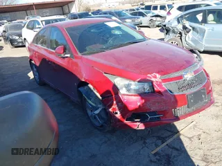 2014 Chevrolet Cruze 1LT with VIN 1G1PC5SB1E7402294, listed as a IAAI auction lot 41371783 with 105,124 mi miles and . Bid and sale history available at DreamBid. Image 1.