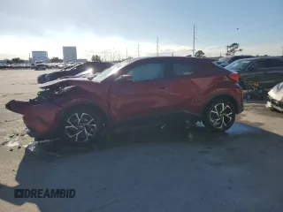2018 Toyota C-HR XLE with VIN NMTKHMBX0JR018143, listed as a Copart auction lot 85480784 with 0 mi miles and Salvage Title. Bid and sale history available at carsss.com. Image 1.
