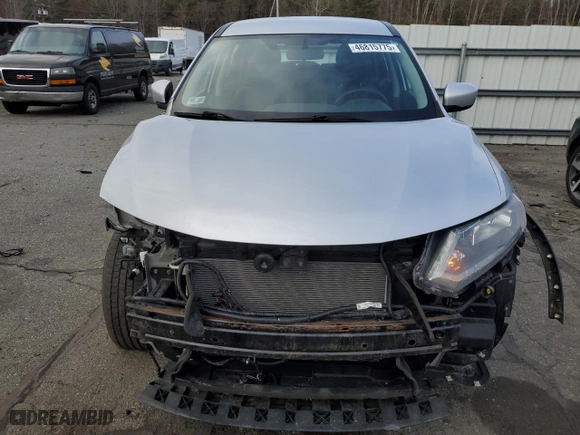 2016 Nissan Rogue SV with VIN KNMAT2MV4GP620607, listed as a Copart auction lot 46815775 with 100,270 mi miles and Salvage Title. Bid and sale history available at carsss.com. Image 5.