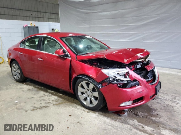 2013 Buick Regal Turbo Premium 1 z VIN 2G4GS5EV7D9126986, wystawiony jako Copart lot #50966575 z przebiegiem 81 367 mil mil oraz Szkoda całkowita • Salvage title. Historia ofert i sprzedaży dostępna na DreamBid. Obrazek 4.