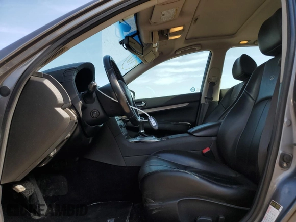 2012 Infiniti G37 x with VIN JN1CV6AR5CM680654, listed as a Copart auction lot 54487355 with 273,872 mi miles and Salvage Title. Bid and sale history available at DreamBid. Image 7.
