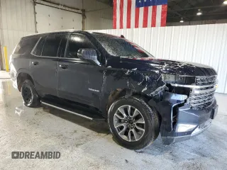 2023 Chevrolet Tahoe LT with VIN 1GNSKNKD9PR440621, listed as a Copart auction lot 52416705 with 0 mi miles and Non Repairable. Bid and sale history available at carsss.com. Image 4.