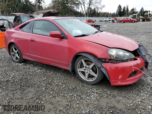 2006 Acura RSX Type-S Leather with VIN JH4DC53096S010832, listed as a Copart auction lot 48749555 with 224,952 mi miles and Salvage Title. Bid and sale history available at carsss.com. Image 4.