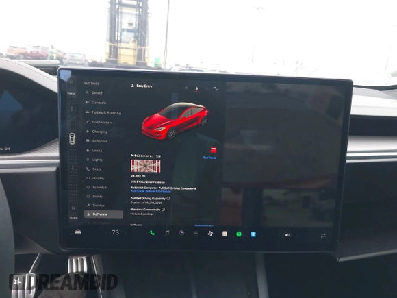 2023 Tesla Model S Plaid с VIN 5YJSA1E69PF510559, выставлен на аукционе IAAI как лот 42164885 с пробегом 28 200 миль миль и . История ставок и продаж доступна на DreamBid. Изображение 18.