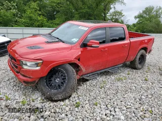 2020 Ram 1500 Laramie with VIN 1C6SRFRT5LN180704, listed as a Copart auction lot 60911075 with 58,071 mi miles and Salvage title. Bid and sale history available at DreamBid. Image 1.