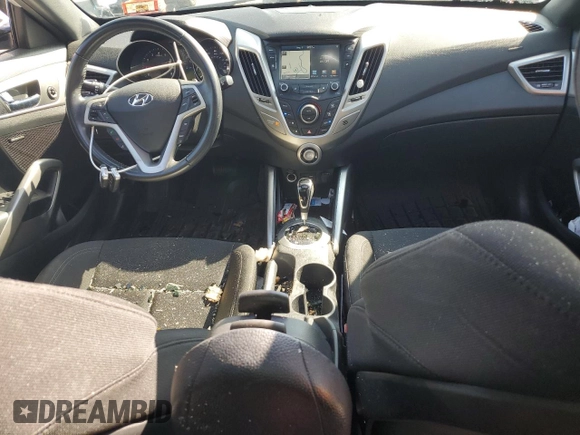 2017 Hyundai Veloster Value Edition with VIN KMHTC6AD3HU316274, listed as a Copart auction lot 67634234 with 67,126 mi miles and Salvage Title. Bid and sale history available at carsss.com. Image 8.