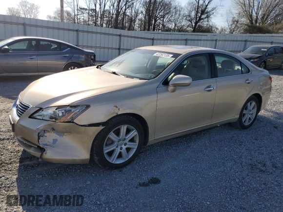 2008 Lexus ES with VIN JTHBJ46G282169341, listed as a Copart auction lot 42262135 with 164,939 mi miles and Salvage Title. Bid and sale history available at carsss.com. Image 1.