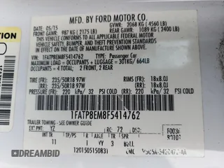 2015 Ford Mustang V6 z VIN 1FATP8EM8F5414762, wystawiony jako Copart lot #58530355 z przebiegiem 170 357 mil mil oraz Czysty tytuł • Clean title. Historia ofert i sprzedaży dostępna na DreamBid. Obrazek 12.