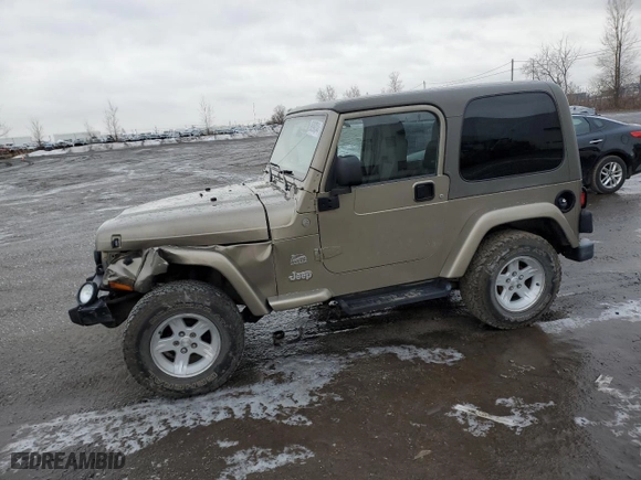 2004 Jeep Wrangler Sahara with VIN 1J4FA59S04P782428, listed as a Copart auction lot 86998244 with 59,447 mi miles and Salvage Title. Bid and sale history available at carsss.com. Image 1.