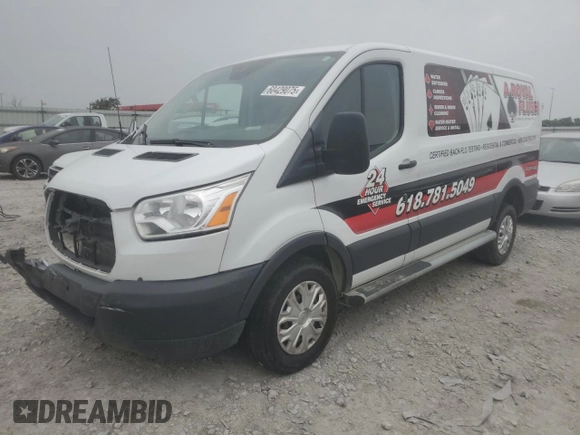 2018 Ford Transit z VIN 1FTYR1YM9JKA98599, wystawiony jako Copart lot #60429075 z przebiegiem 131 146 mil mil oraz Szkoda całkowita • Salvage title. Historia ofert i sprzedaży dostępna na DreamBid. Obrazek 1.