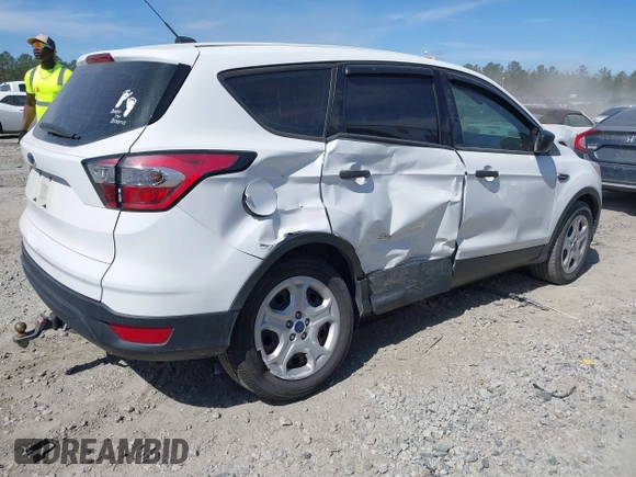 2017 Ford Escape S with VIN 1FMCU0F70HUB65598, listed as a IAAI auction lot 41701930 with 121,880 mi miles. Bid and sale history available at carsss.com. Image 4.