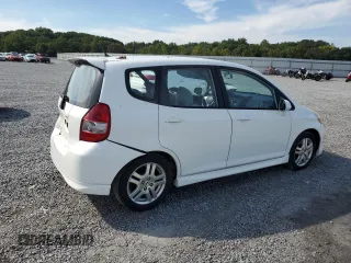 2007 Honda Fit Sport with VIN JHMGD38677S051716, listed as a Copart auction lot 69946814 with 177,070 mi miles and Salvage Title. Bid and sale history available at carsss.com. Image 3.