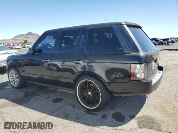 2010 Land Rover Range Rover HSE with VIN SALME1D44AA308749, listed as a Copart auction lot 54626605 with Not provided miles and Clean title. Bid and sale history available at DreamBid. Image 2.