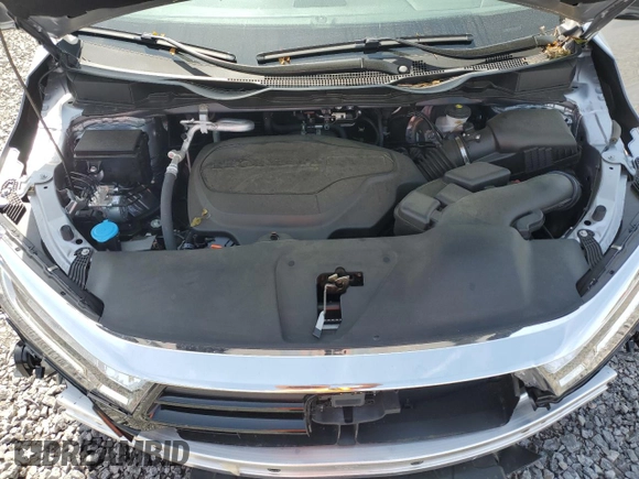 2024 Honda Odyssey EX-L with VIN 5FNRL6H63RB046690, listed as a Copart auction lot 51444685 with 7,829 mi miles and Salvage Title. Bid and sale history available at DreamBid. Image 13.