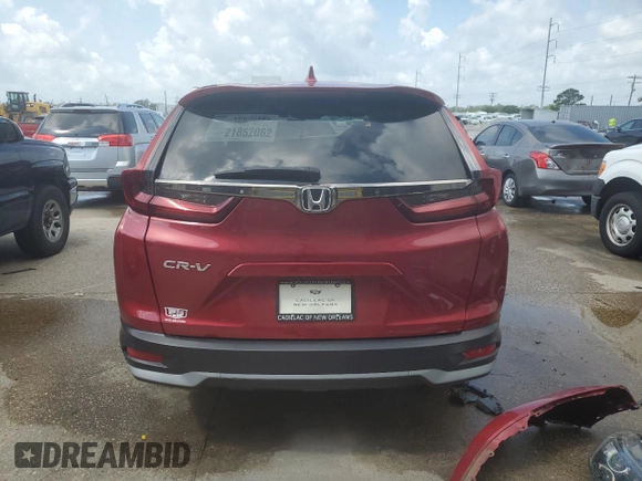 2022 Honda CR-V EX-L with VIN 5J6RW1H84NA014582, listed as a Copart auction lot 53971255 with Not Provided miles and Salvage Title. Bid and sale history available at carsss.com. Image 6.
