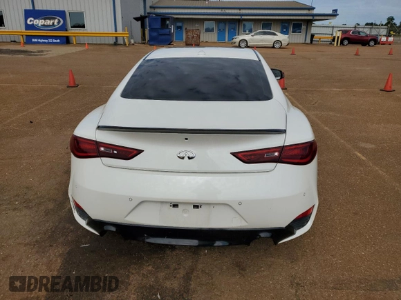 2017 Infiniti Q60 Premium with VIN JN1EV7EK4HM363354, listed as a Copart auction lot 55751315 with 102,976 mi miles and Salvage title. Bid and sale history available at DreamBid. Image 6.