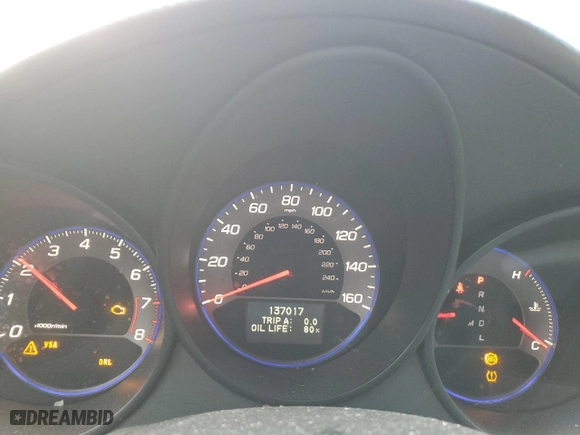 2008 Acura TL with VIN 19UUA66208A053718, listed as a Copart auction lot 50017135 with 137,017 mi miles and Salvage Title. Bid and sale history available at carsss.com. Image 9.