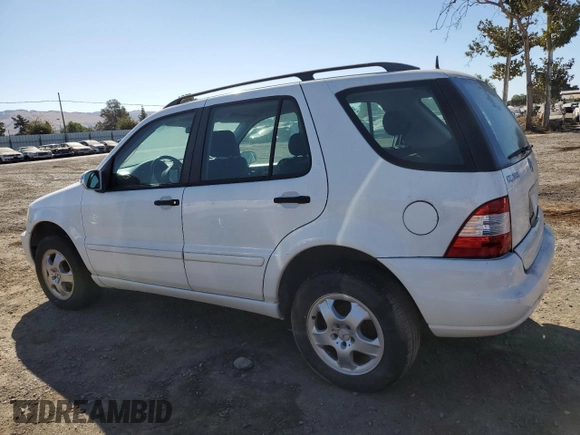 2005 Mercedes-Benz M-Class 3.7L with VIN 4JGAB57E25A535356, listed as a Copart auction lot 67868274 with 232,907 mi miles and Clean Title. Bid and sale history available at carsss.com. Image 2.