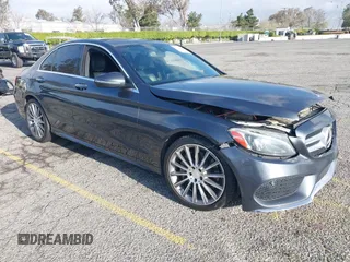 2016 Mercedes-Benz C C 300 with VIN 55SWF4JB6GU161401, listed as a IAAI auction lot 41900081 with 117,382 mi miles. Bid and sale history available at carsss.com. Image 1.