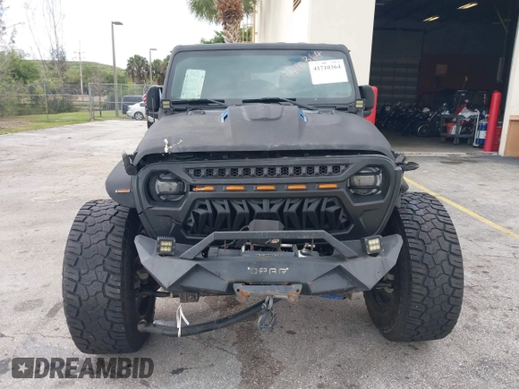 2018 Jeep Wrangler Unlimited Sport S z VIN 1C4HJXDG2JW228483, wystawiony jako IAAI lot #41710364 z przebiegiem 56 970 mil mil oraz . Historia ofert i sprzedaży dostępna na DreamBid. Obrazek 12.
