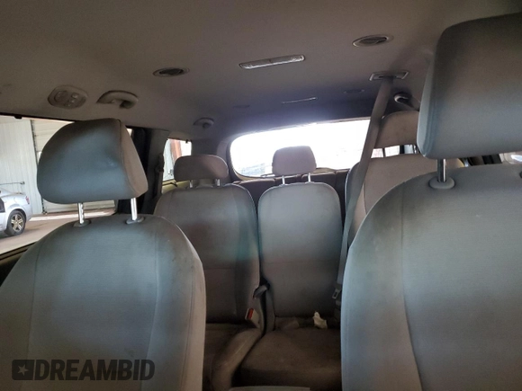 2015 Kia Sedona LX with VIN KNDMB5C15F6067101, listed as a Copart auction lot 53051634 with 151,334 mi miles and Salvage Title. Bid and sale history available at carsss.com. Image 10.