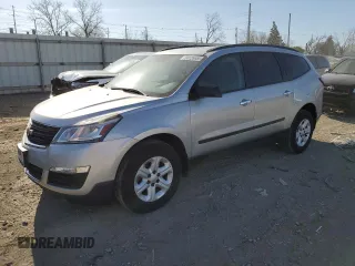 2017 Chevrolet Traverse LS with VIN 1GNKRFEDXHJ148148, listed as a Copart auction lot 54126685 with 203,010 mi miles and Clean Title. Bid and sale history available at carsss.com. Image 1.