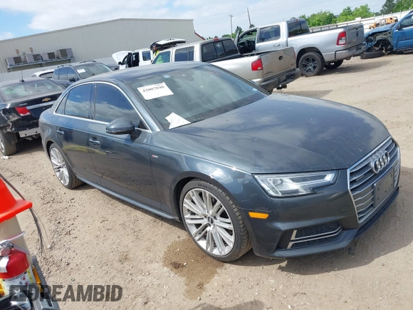 2017 Audi A4 Premium Plus with VIN WAUENAF44HN038026, listed as a IAAI auction lot 42007040 with 152,915 mi miles and . Bid and sale history available at DreamBid. Image 1.