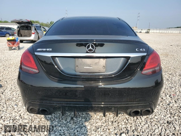 2020 Mercedes-Benz C 43 AMG z VIN WDDWF6EB8LR555001, wystawiony jako Copart lot #58660435 z przebiegiem 62 546 mil mil oraz Szkoda całkowita • Salvage title. Historia ofert i sprzedaży dostępna na DreamBid. Obrazek 6.