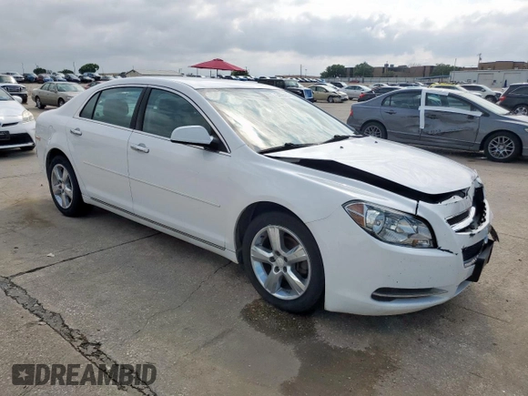 2012 Chevrolet Malibu 2LT with VIN 1G1ZD5EU7CF347548, listed as a Copart auction lot 54620155 with 131,619 mi miles and Salvage Title. Bid and sale history available at DreamBid. Image 4.