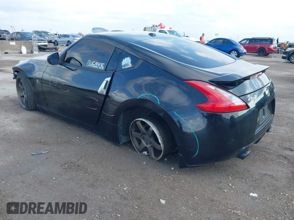 2015 Nissan 370Z Sport with VIN JN1AZ4EH8FM443095, listed as a IAAI auction lot 41105775 with 135,354 mi miles. Bid and sale history available at carsss.com. Image 3.