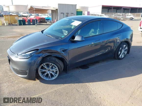 2023 Tesla Model Y Long Range with VIN 7SAYGDEE0PF928836, listed as a IAAI auction lot 41538742 with 9,630 mi miles and . Bid and sale history available at DreamBid. Image 19.