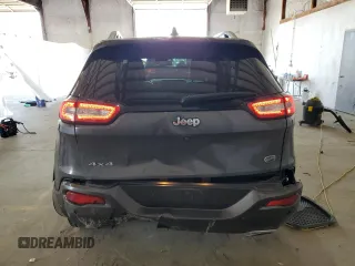 2018 Jeep Cherokee Overland with VIN 1C4PJMJXXJD594749, listed as a Copart auction lot 56049145 with 178,471 mi miles and Salvage title. Bid and sale history available at DreamBid. Image 6.