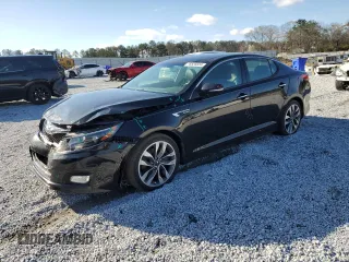 2015 Kia Optima SX Turbo with VIN 5XXGR4A63FG471338, listed as a Copart auction lot 48134875 with 81,358 mi miles and Salvage Title. Bid and sale history available at carsss.com. Image 1.