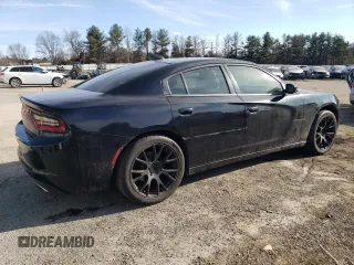 2018 Dodge Charger SXT Plus with VIN 2C3CDXHG4JH125077, listed as a Copart auction lot 46677265 with 114,673 mi miles and Salvage Title. Bid and sale history available at carsss.com. Image 3.