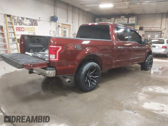2017 Ford F-150 XL with VIN 1FTFW1EF0HFA15361, listed as a IAAI auction lot 41475384 with 94,736 mi miles and . Bid and sale history available at DreamBid. Image 4.