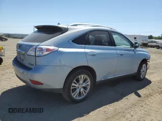 2010 Lexus RX 450h with VIN JTJBC1BA3A2014134, listed as a Copart auction lot 56025275 with 130,471 mi miles and Salvage title. Bid and sale history available at DreamBid. Image 3.