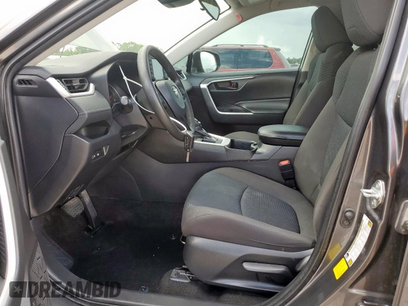 2022 Toyota RAV4 LE with VIN 2T3H1RFV3NC201287, listed as a Copart auction lot 63579475 with 52,581 mi miles and Salvage title. Bid and sale history available at DreamBid. Image 7.