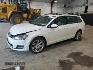 2015 Volkswagen Golf SE with VIN 3VWFA7AU5FM519193, listed as a Copart auction lot 61058325 with 99,861 mi miles and Salvage title. Bid and sale history available at DreamBid. Image 1.