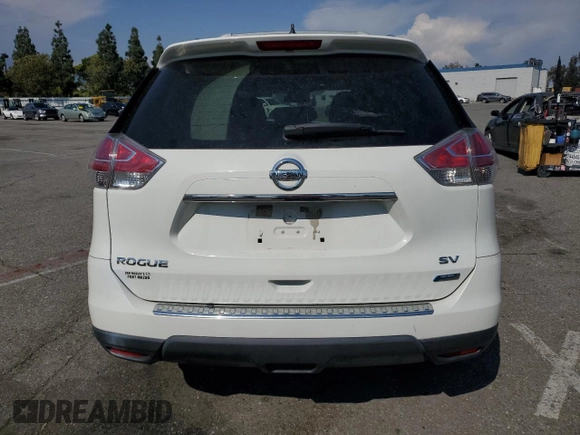 2014 Nissan Rogue SV with VIN 5N1AT2MT0EC848828, listed as a Copart auction lot 55297045 with 114,431 mi miles and Salvage Title. Bid and sale history available at DreamBid. Image 6.
