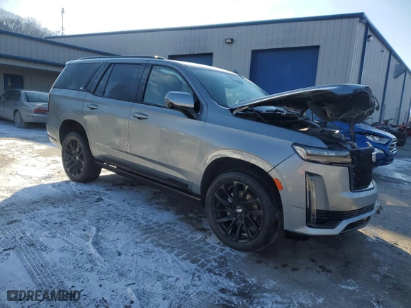 2023 Cadillac Escalade 4WD Sport Platinum with VIN 1GYS4GKL6PR314118, listed as a Copart auction lot 45509285 with 35,948 mi miles and Salvage Title. Bid and sale history available at carsss.com. Image 4.