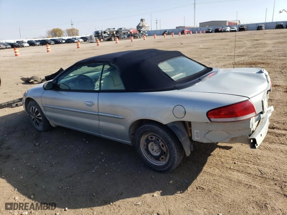 2001 Chrysler Sebring Limited with VIN 1C3EL65U11N620246, listed as a Copart auction lot 77750154 with 134,539 mi miles and Salvage Title. Bid and sale history available at carsss.com. Image 2.