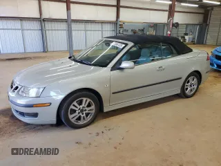 2006 Saab 9-3 with VIN YS3FD79Y466005393, listed as a Copart auction lot 47346125 with 92,409 mi miles and Salvage Title. Bid and sale history available at carsss.com. Image 1.