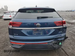 2021 Volkswagen Atlas SE with VIN 1V2JE2CA2MC241535, listed as a Copart auction lot 44203225 with 33,995 mi miles and Salvage title. Bid and sale history available at DreamBid. Image 6.