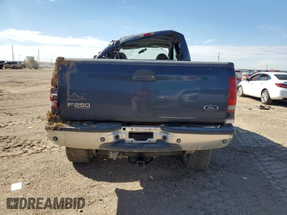 2001 Ford Super Duty F-250 XL with VIN 1FTNW21S51ED07751, listed as a Copart auction lot 69752524 with 223,846 mi miles and Non Repairable. Bid and sale history available at carsss.com. Image 6.