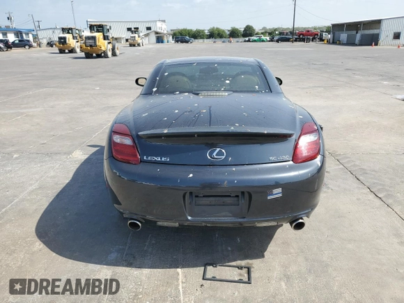 2006 Lexus SC with VIN JTHFN48Y969006248, listed as a Copart auction lot 65626994 with 159,079 mi miles and Salvage Title. Bid and sale history available at carsss.com. Image 6.