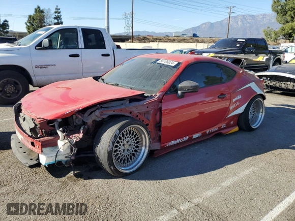 2017 Toyota 86 with VIN JF1ZNAA18H8705878, listed as a Copart auction lot 86106024 with 68,952 mi miles and Salvage Title. Bid and sale history available at carsss.com. Image 1.