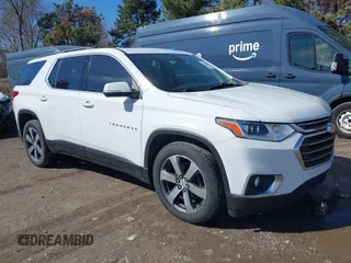 2021 Chevrolet Traverse LT Leather with VIN 1GNEVHKW9MJ206271, listed as a IAAI auction lot 41817798 with 75,352 mi miles. Bid and sale history available at carsss.com. Image 1.