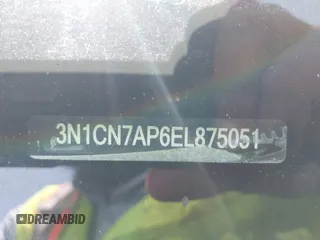 2014 Nissan Versa S Plus z VIN 3N1CN7AP6EL875051, wystawiony jako IAAI lot #42310996 z przebiegiem 175 947 mil mil oraz . Historia ofert i sprzedaży dostępna na DreamBid. Obrazek 9.